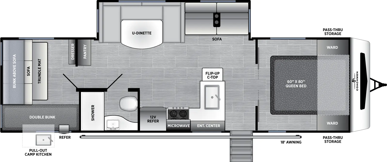 Freedom Express Select 30SE Floorplan